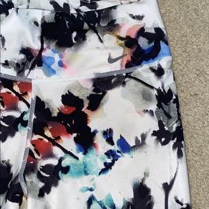 Nike Floral White Leggings